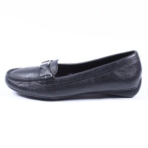 Lauren Ralph Lauren Black Leather Loafers